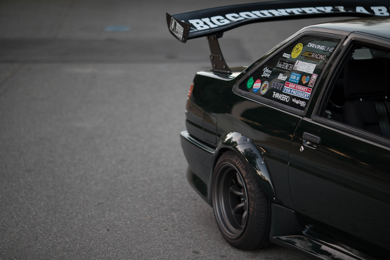 Illustration for article titled This Time Attack Toyota AE86 Corolla Used To Live Out In A Field Full Of Goats